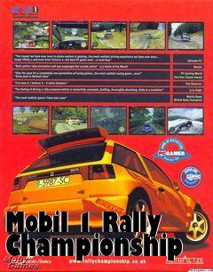 Box art for Mobil 1 Rally Championship