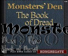 Box art for Monsters Den - The Book of Dread