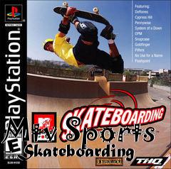 Box art for Mtv Sports - Skateboarding