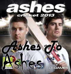 Box art for Ashes To Ashes