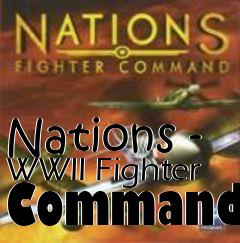 Box art for Nations - WWII Fighter Command