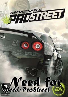 Box art for Need for Speed: ProStreet