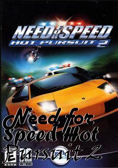 Box art for Need for Speed Hot Pursuit 2