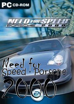 Box art for Need for Speed - Porsche 2000