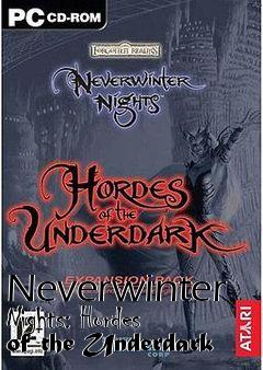 Box art for Neverwinter Nights: Hordes of the Underdark