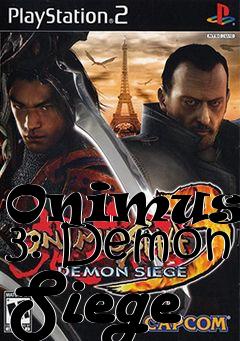 Box art for Onimusha 3: Demon Siege