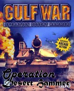 Box art for Operation Desert Hammer