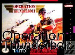 Box art for Operation Thunderbolt
