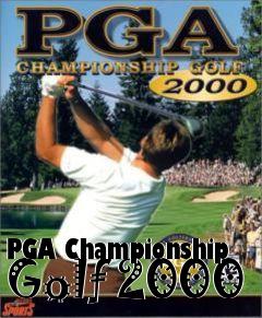 Box art for PGA Championship Golf 2000