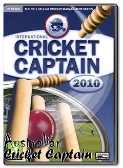 Box art for Australian Cricket Captain