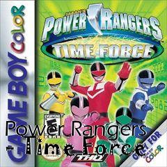 Box art for Power Rangers - Time Force