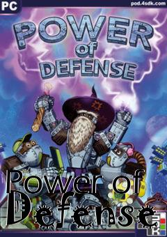 Box art for Power of Defense