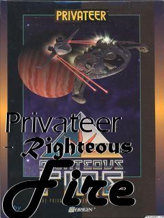Box art for Privateer - Righteous Fire