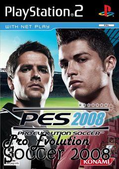 Box art for Pro Evolution Soccer 2008
