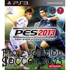 Box art for Pro Evolution Soccer 2013