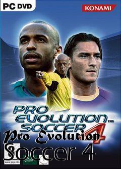 Box art for Pro Evolution Soccer 4