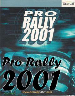 Box art for Pro Rally 2001