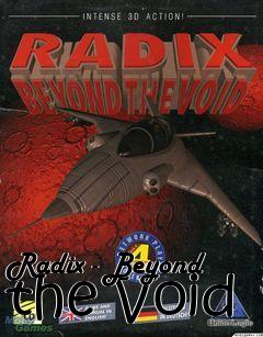 Box art for Radix - Beyond the Void