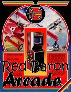 Box art for Red Baron Arcade