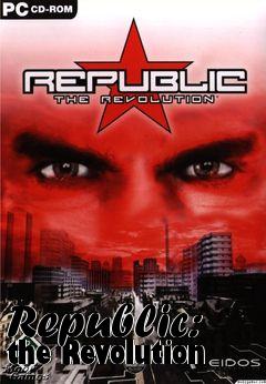 Box art for Republic: the Revolution