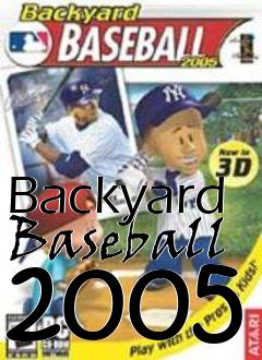 Box art for Backyard Baseball 2005