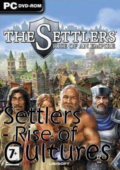 Box art for Settlers - Rise of Cultures