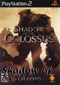 Box art for Shadow of the Colossus