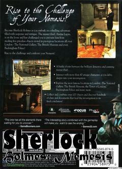 Box art for Sherlock Holmes: Nemesis