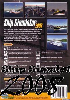 Box art for Ship Simulator 2008