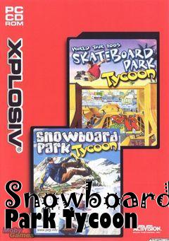 Box art for Snowboard Park Tycoon