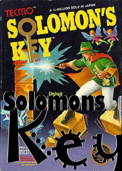 Box art for Solomons Key