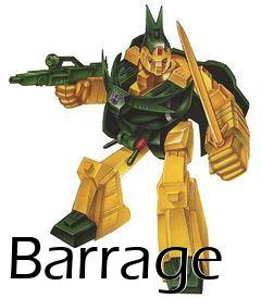 Box art for Barrage