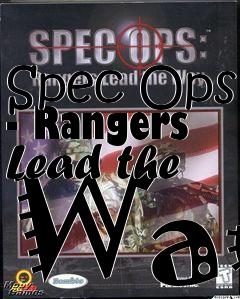 Box art for Spec Ops - Rangers Lead the Way