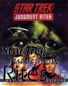 Box art for Star Trek - Judgement Rites