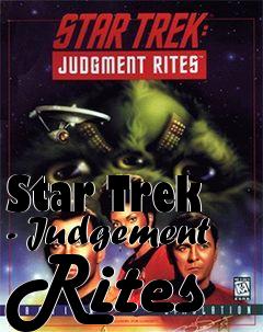 Box art for Star Trek - Judgement Rites