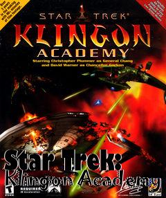 Box art for Star Trek: Klingon Academy