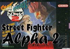 Box art for Street Fighter Alpha 2