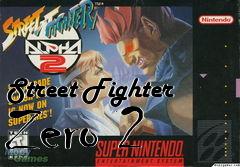 Box art for Street Fighter Zero 2
