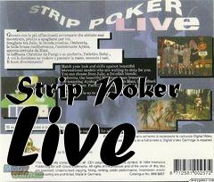 Box art for Strip Poker Live