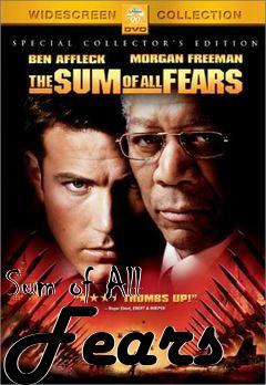 Box art for Sum of All Fears