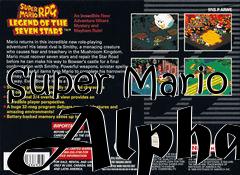 Box art for Super Mario Alpha