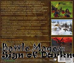 Box art for Battle Mages: Sign of Darkness