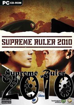 Box art for Supreme Ruler 2010