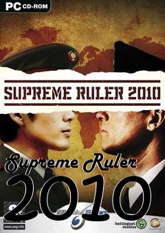 Box art for Supreme Ruler 2010