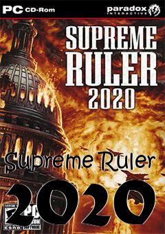 Box art for Supreme Ruler 2020