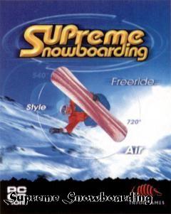 Box art for Supreme Snowboarding