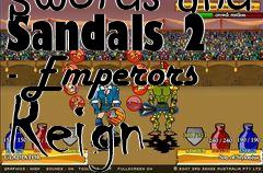 Box art for Swords and Sandals 2 - Emperors Reign