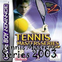 Box art for Tennis Masters Series 2003