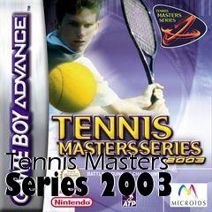 Box art for Tennis Masters Series 2003