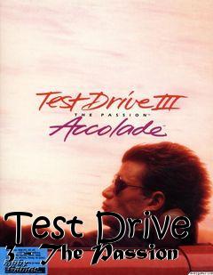 Box art for Test Drive 3 - The Passion